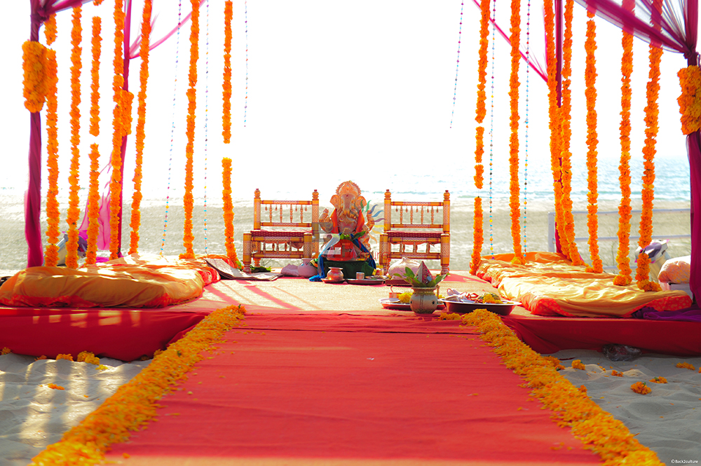 Beach wedding in goa