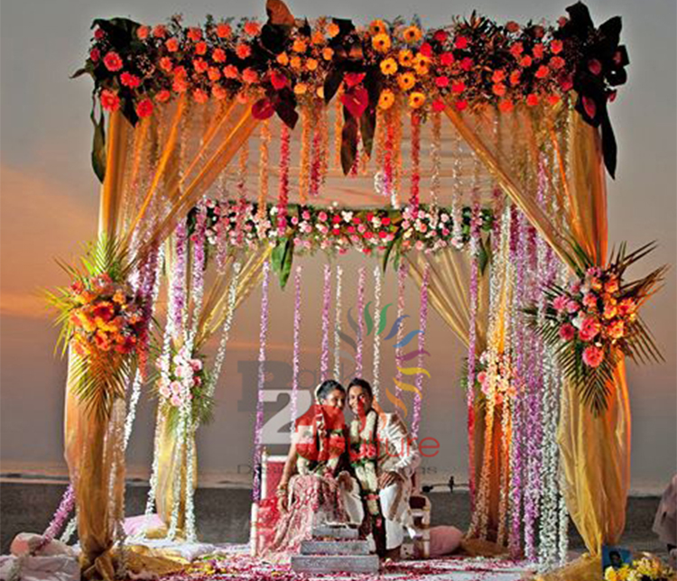 beach wedding ceremony in goa